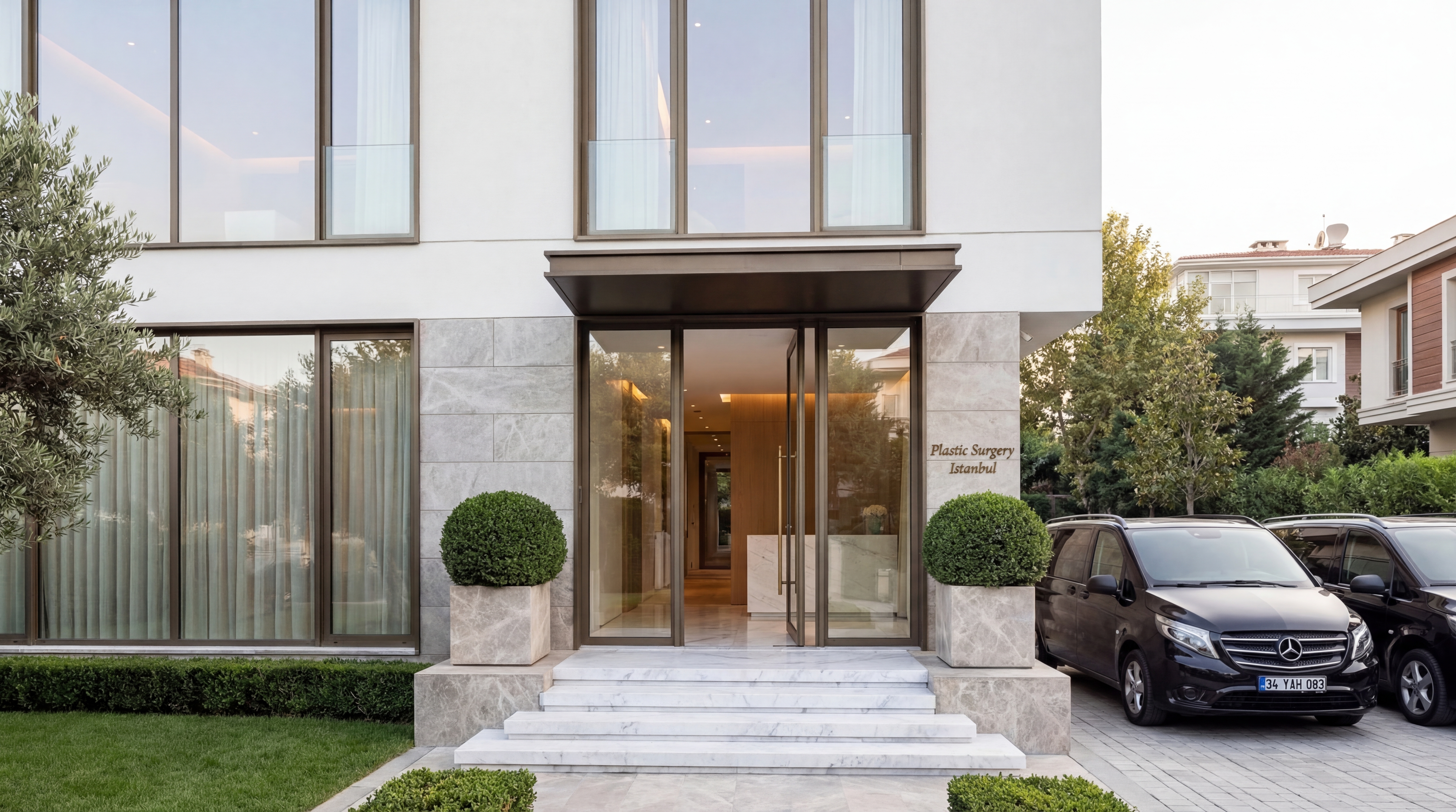 Main Entrance — Plastic Surgery Istanbul clinic facility in Turkey