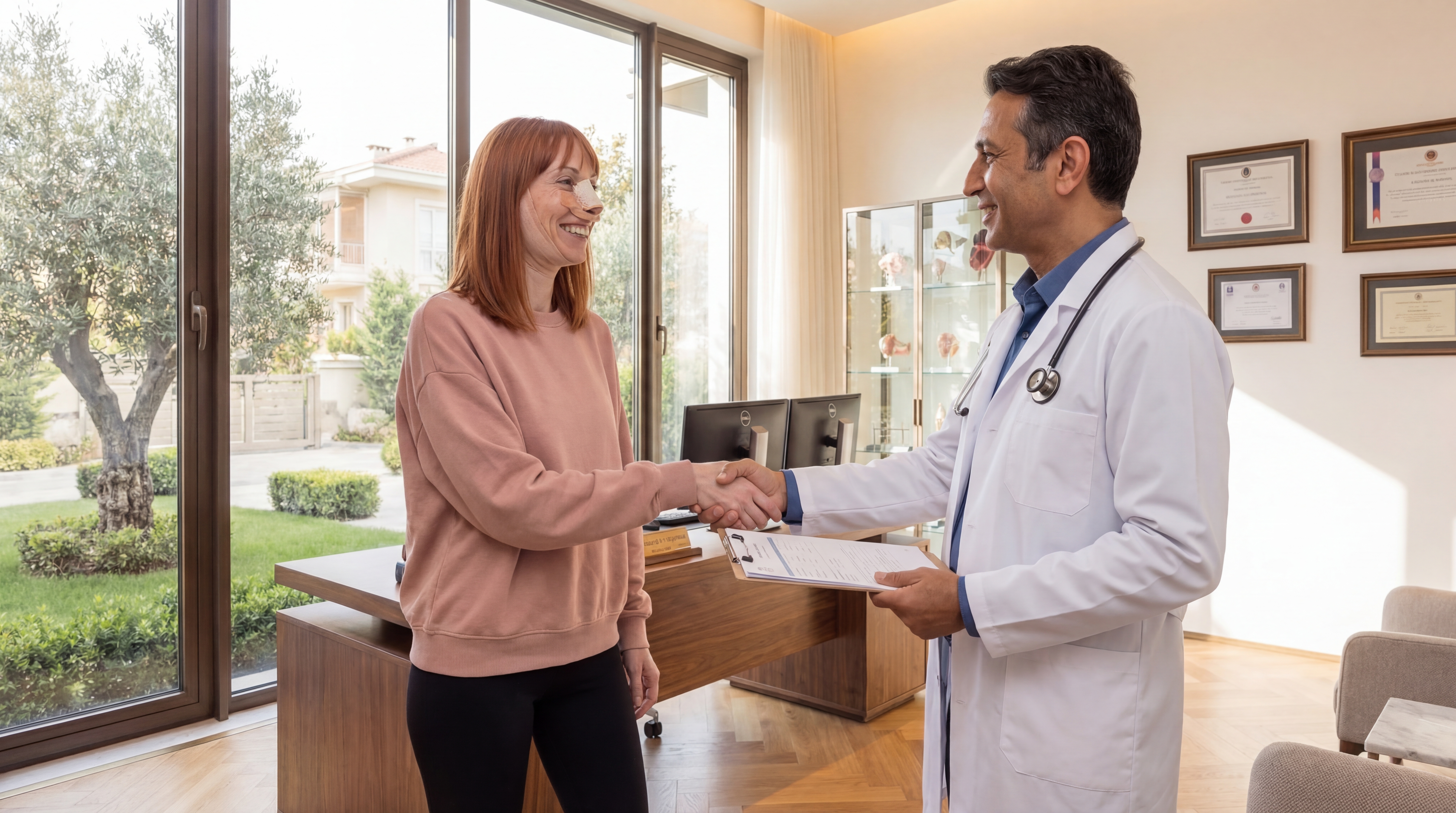 Final approval and clearance after Rhinoplasty in Istanbul Turkey