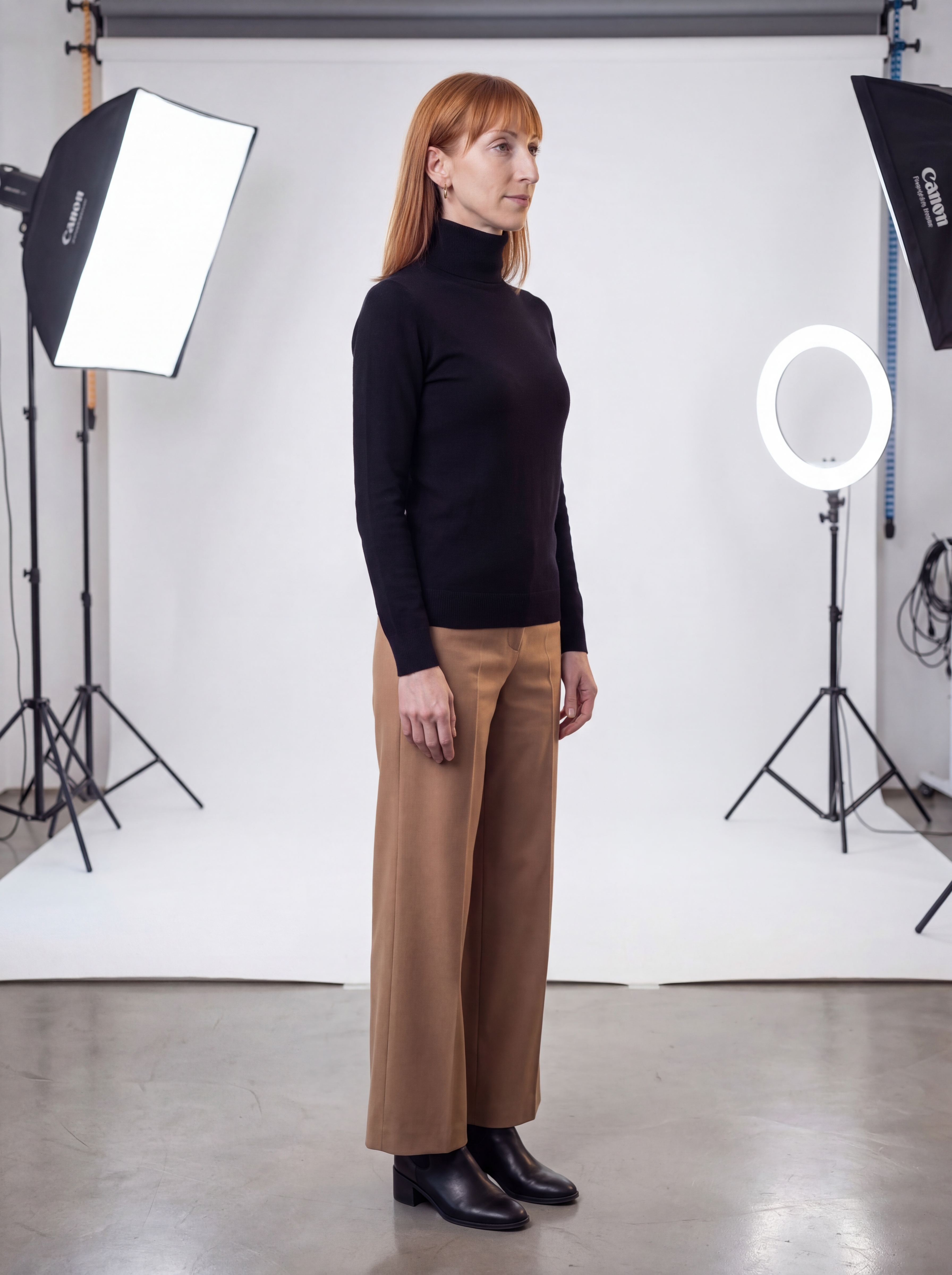 Rhinoplasty patient right profile at Istanbul clinic studio