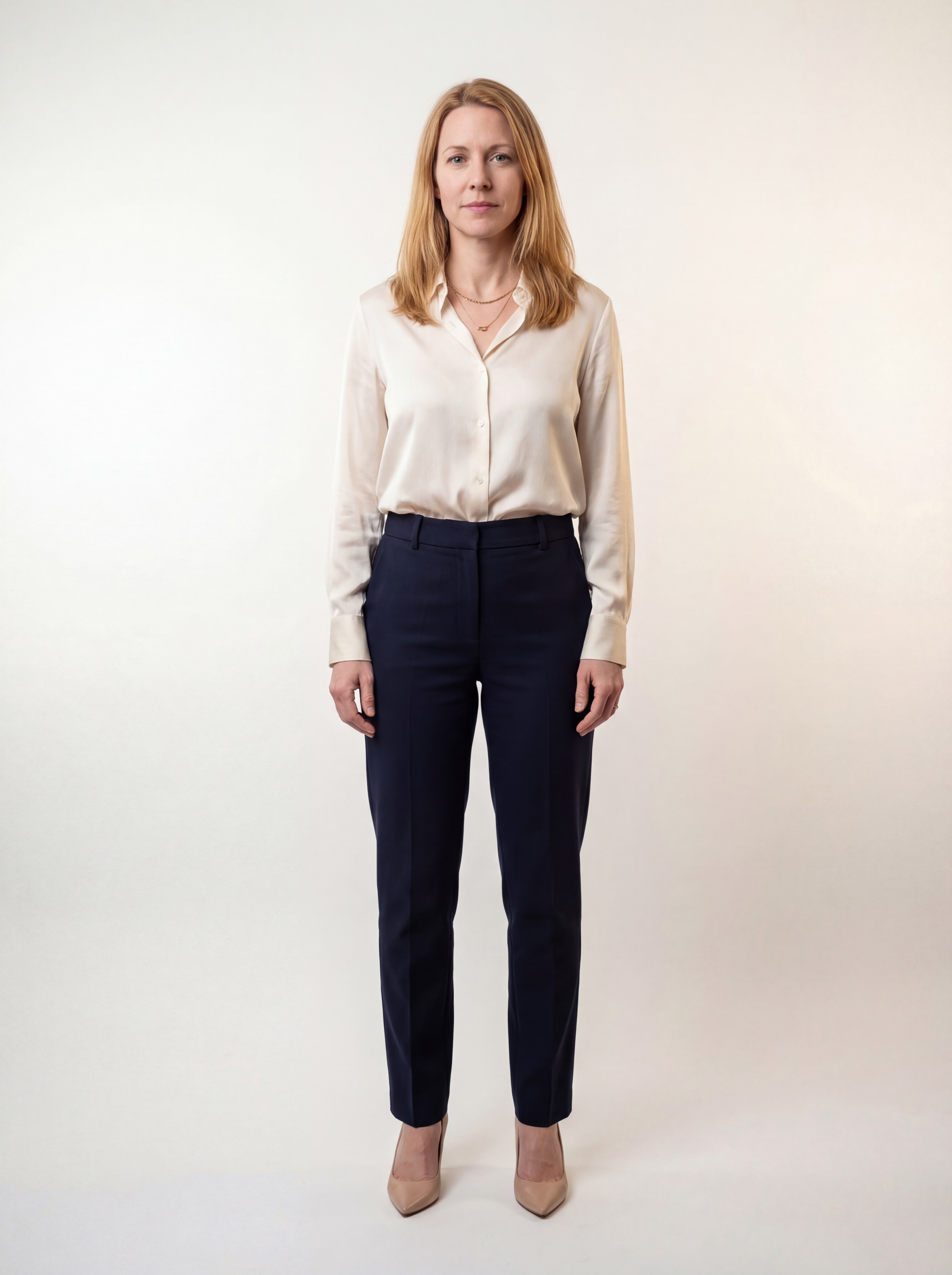 Breast augmentation patient consultation in Istanbul Turkey — before surgery full body portrait